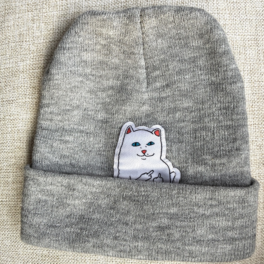 RIPNDIP White Cat Beanie